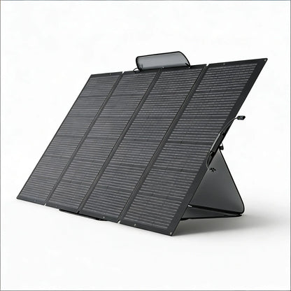 400W Portable Solar Panel, Foldable & IP68 Waterproof with Adjustable Kickstand, Reliable Power for Outdoor Adventures