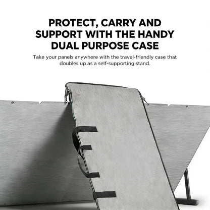 400W Portable Solar Panel, Foldable & IP68 Waterproof with Adjustable Kickstand, Reliable Power for Outdoor Adventures